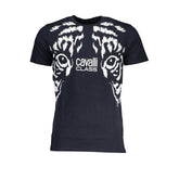 Cavalli Class Blue Cotton T-Shirt -   -  Cavalli Class.